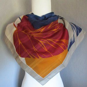 Palm fan leaf scarf